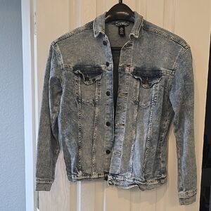 Denim Blue Women's Jacket By &Denim Size Small - Medium